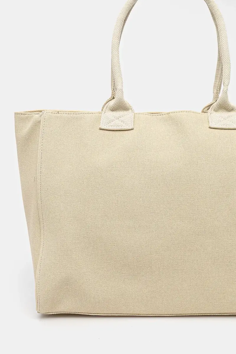 borsa in cotone Pool colore beige BEU2P8697WCO miniatura 3