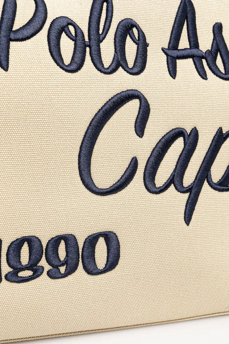 borsa in cotone Pool colore beige BEU2P8697WCO miniatura 4