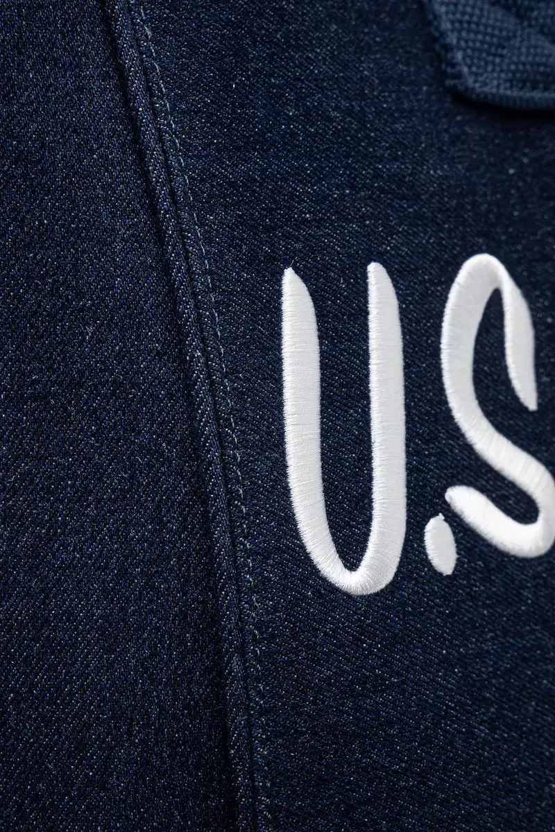 borsa in cotone Pool colore blu navy BEU2P8697WCO miniatura 4