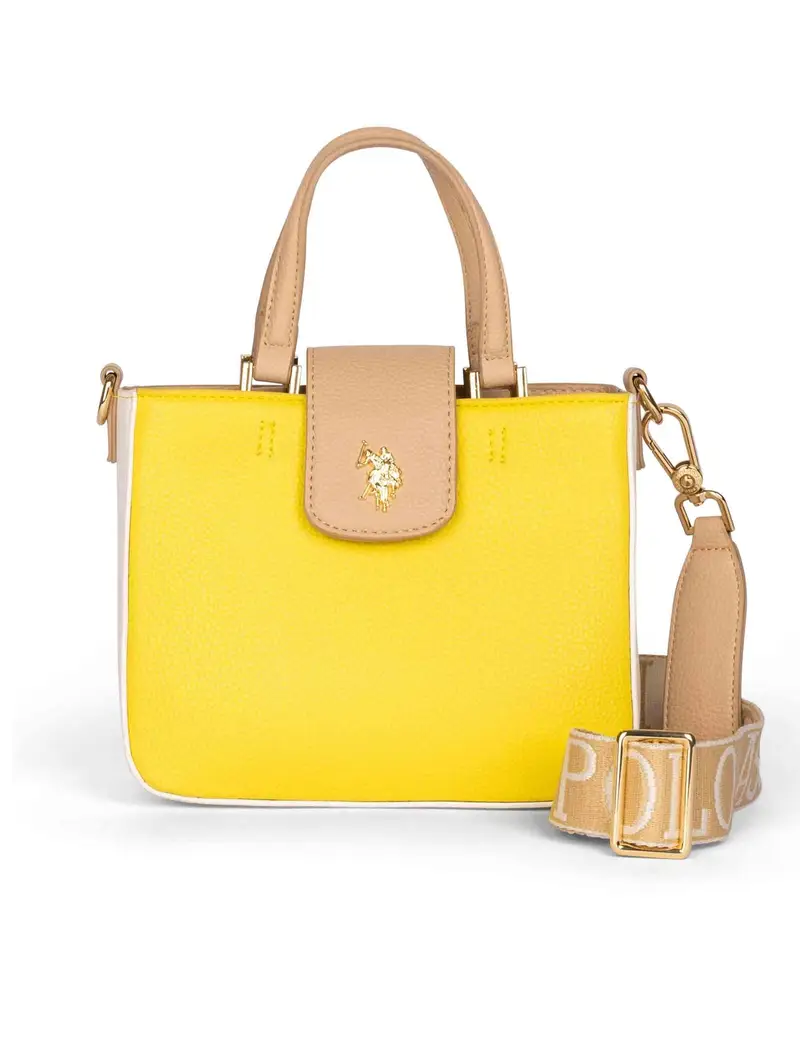 Borse donna New Mansion in eco pelle gialla Donna BEUE56394WV P998