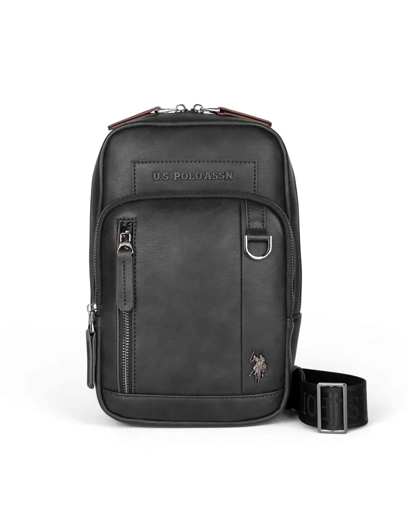 Borselli Cambridge Slim Backpack uomo in eco pelle nera Uomo BIUCB5741MV P000