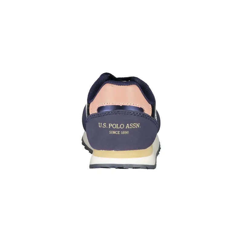 Scarpe Sneakers Bambina Blu con Dettagli a Contrasto miniatura 3