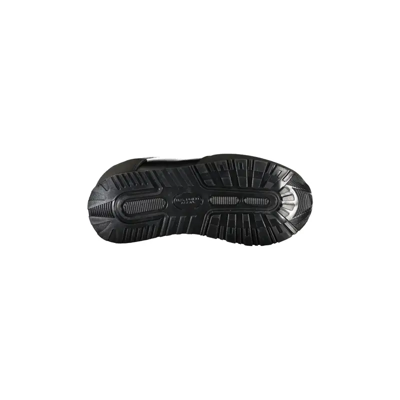 Scarpe Sneakers Bambino Nero con Dettagli a Contrasto miniatura 3