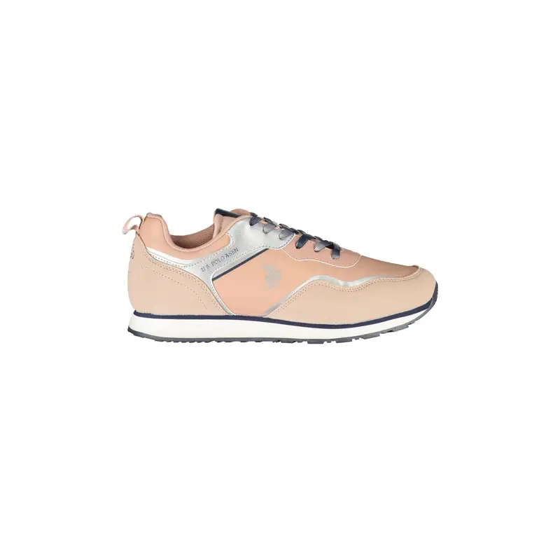 . Scarpe Sneakers Donna Rosa con Dettagli a Contrasto