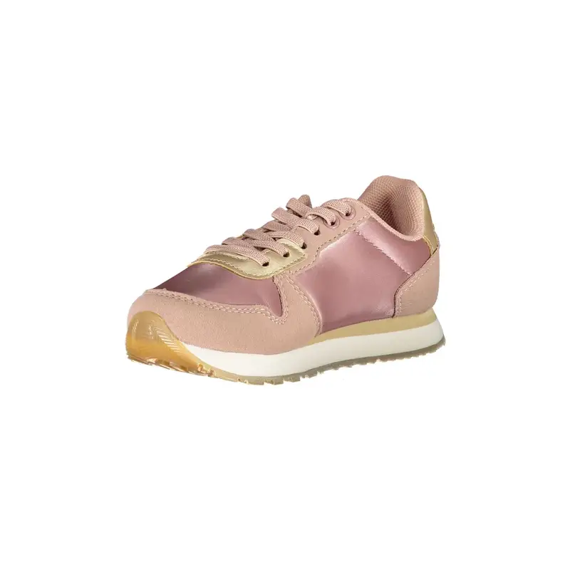 Scarpe Sportive Bambina Rosa con Dettagli a Contrasto miniatura 2