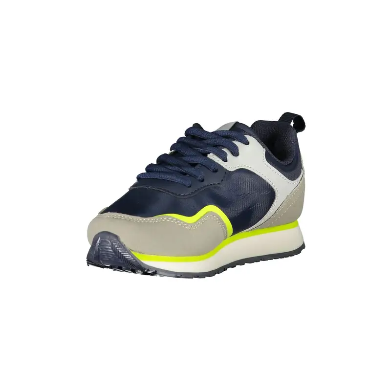 Scarpe Sportive Bambino Blu con Dettagli a Contrasto miniatura 2