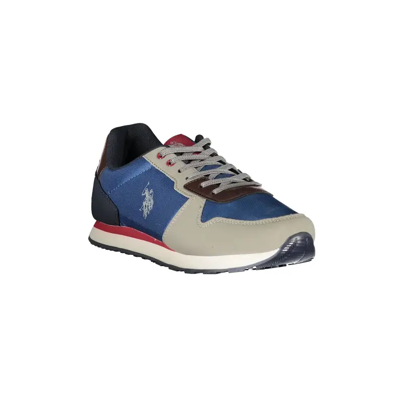 Scarpe Sportive Bambino Blu con Dettagli a Contrasto miniatura 2