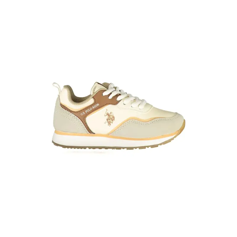 Sneakers Bambino beige Stampa Logo
