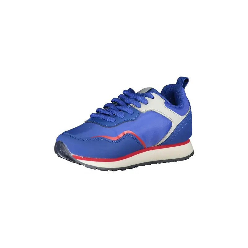 Sneakers Bambino Blu con Dettagli a Contrasto miniatura 3