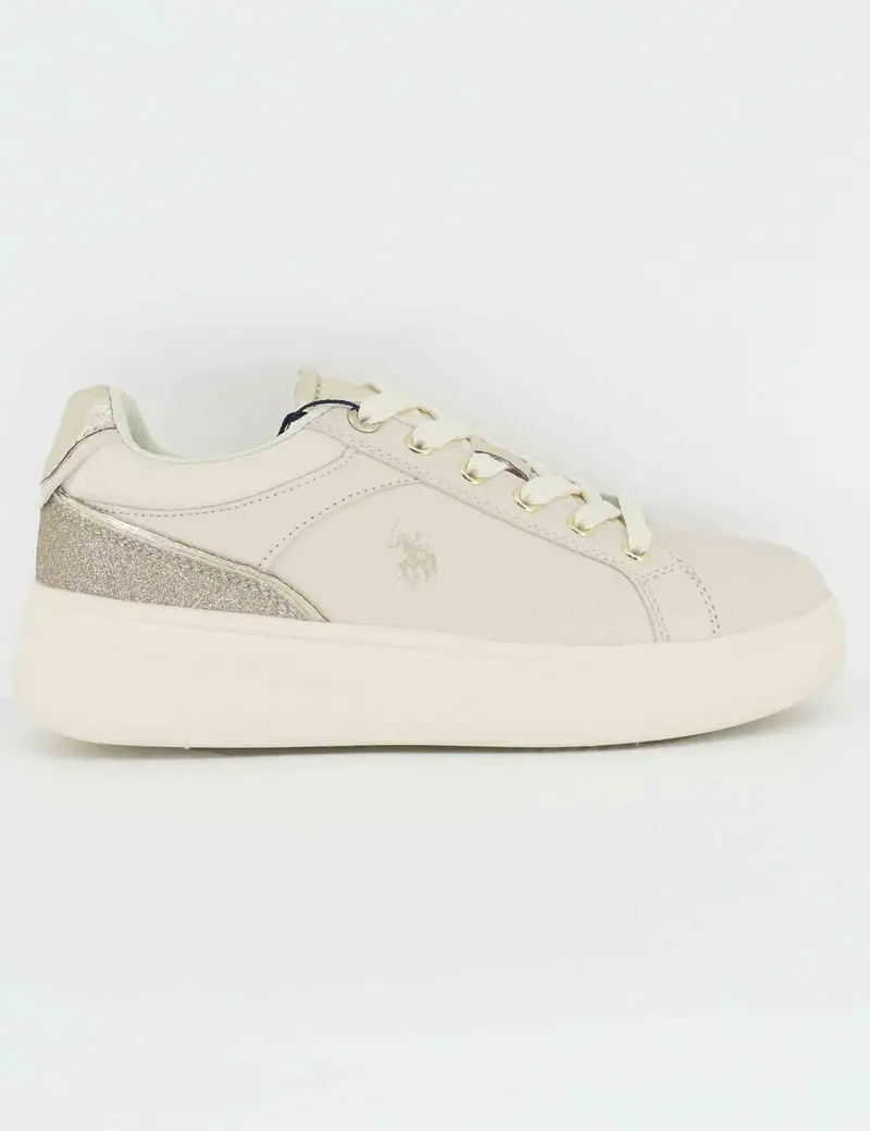 Sneakers donna in eco pelle beige Donna CODY015 LBE009