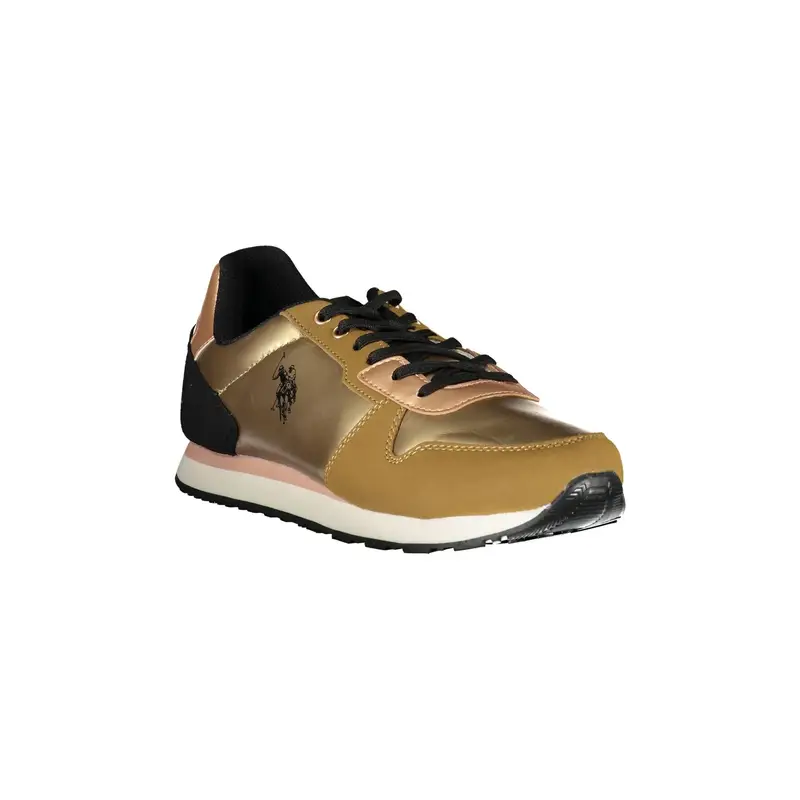 Sneakers Donna Oro Stampa Logo miniatura 2
