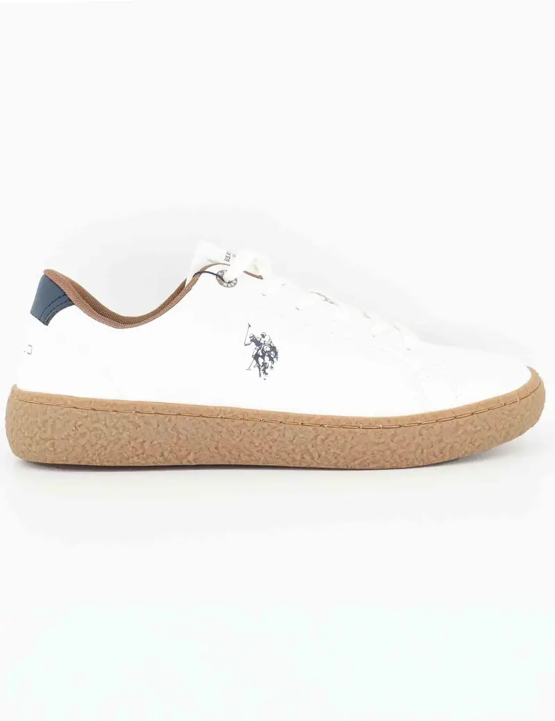 Sneakers in eco pelle bianca Uomo JODIE002 WHI