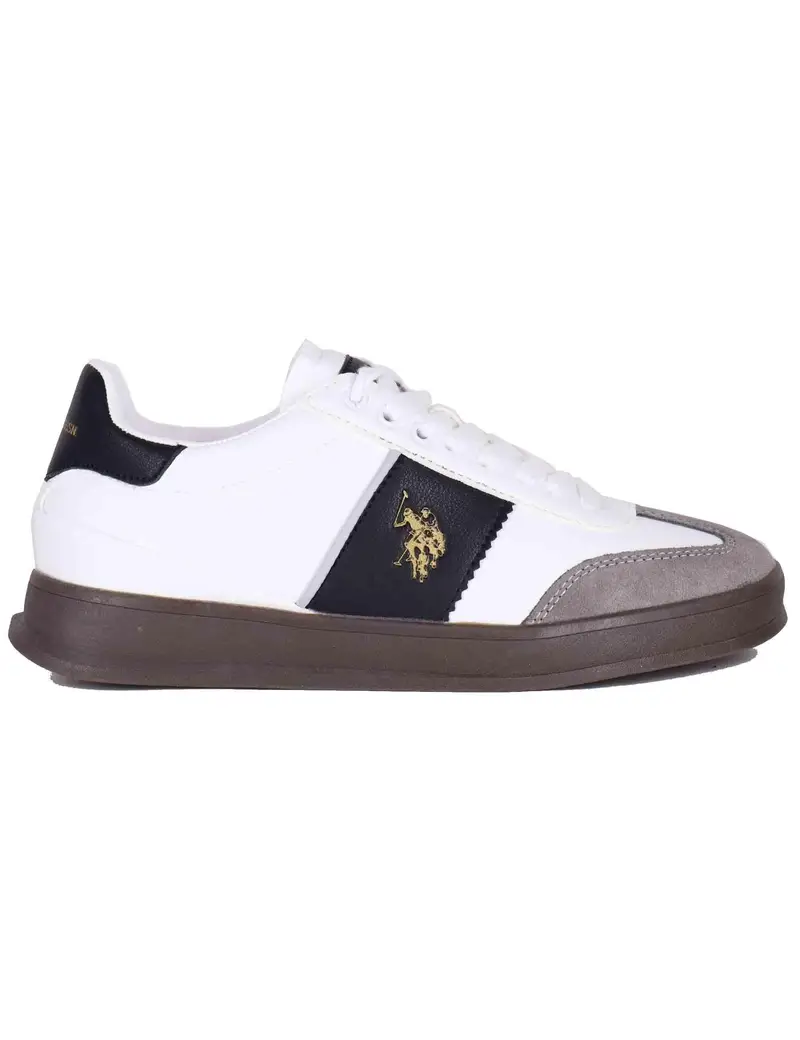 Sneakers uomo in eco pelle bianca Uomo CAMPY001M BLK01
