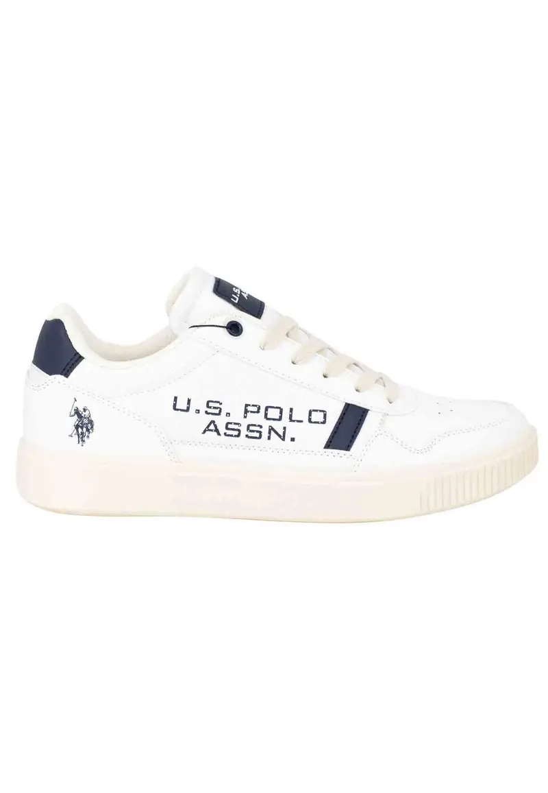 Sneakers uomo in eco pelle e tessuto bianco Uomo TYMES004 WHI-DBL09