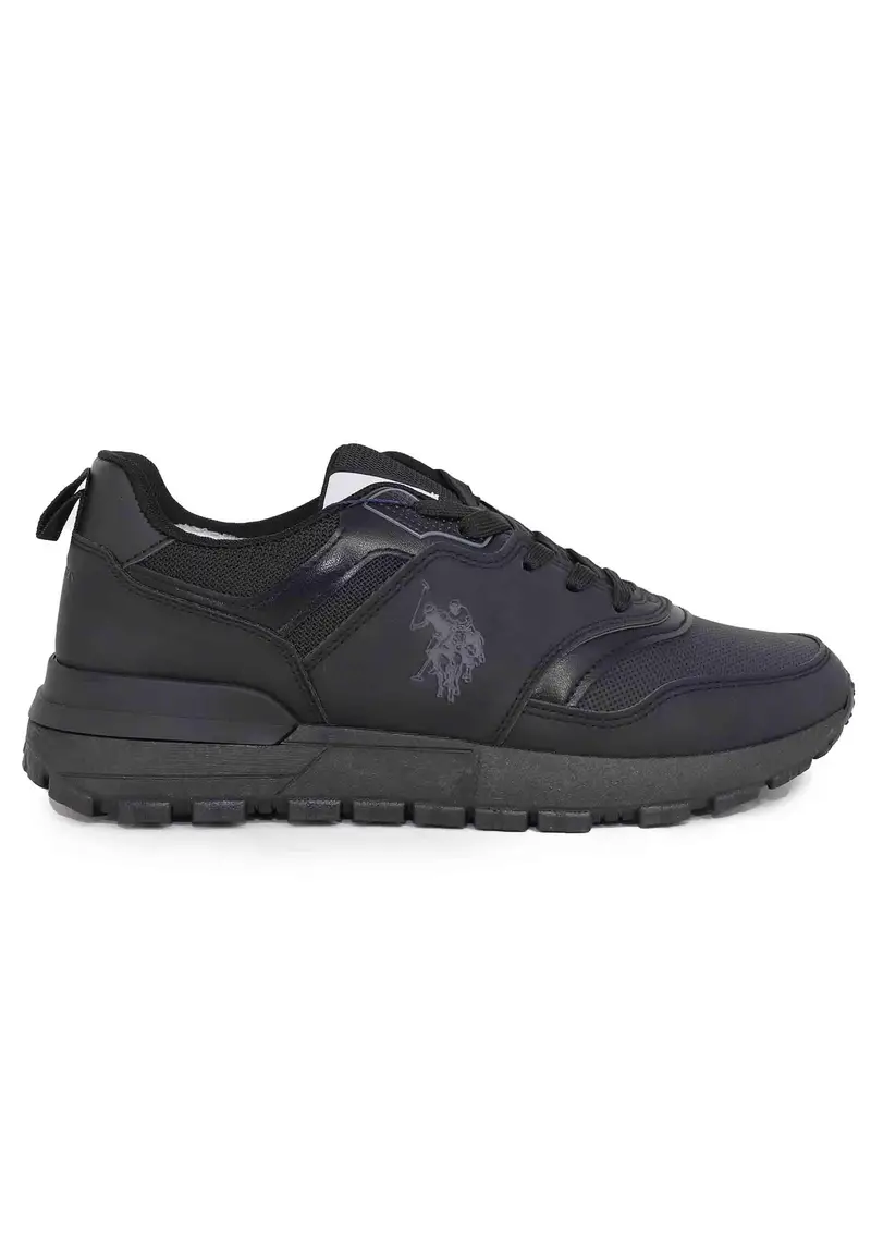 Sneakers uomo in eco pelle nero Uomo STORMY001 BLK