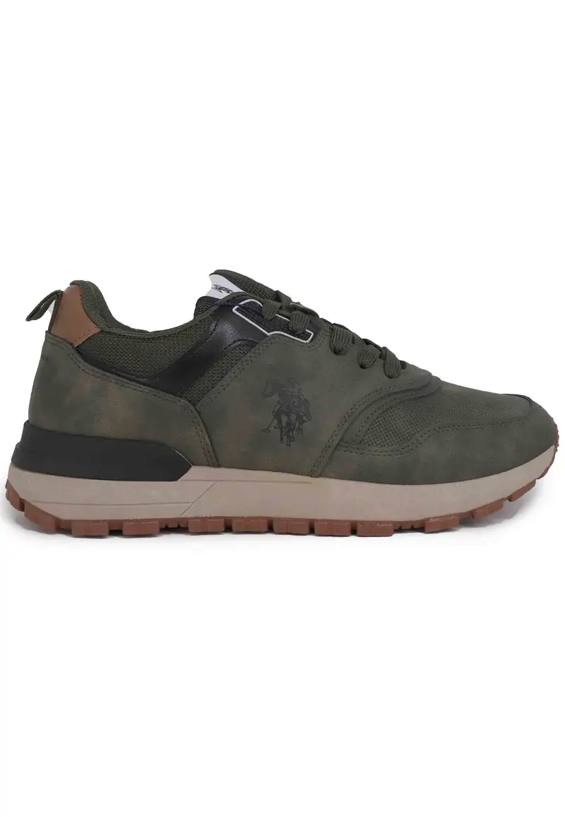 Sneakers uomo in eco pelle verde Uomo STORMY001 DGE003