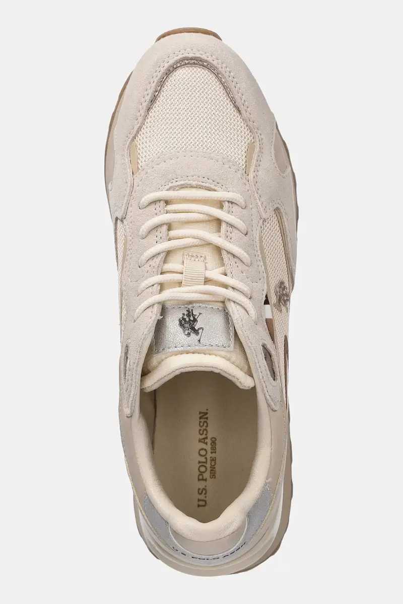 sneakers VICKY001 donna colore beige VICKY001W/ETS1 miniatura 4