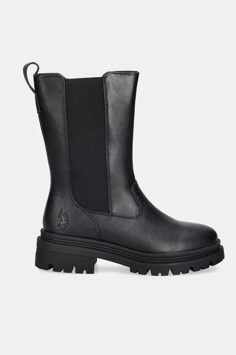 U.S Polo Assn. Stivaletti Chelsea Donna Nero 3276083 miniatura 2