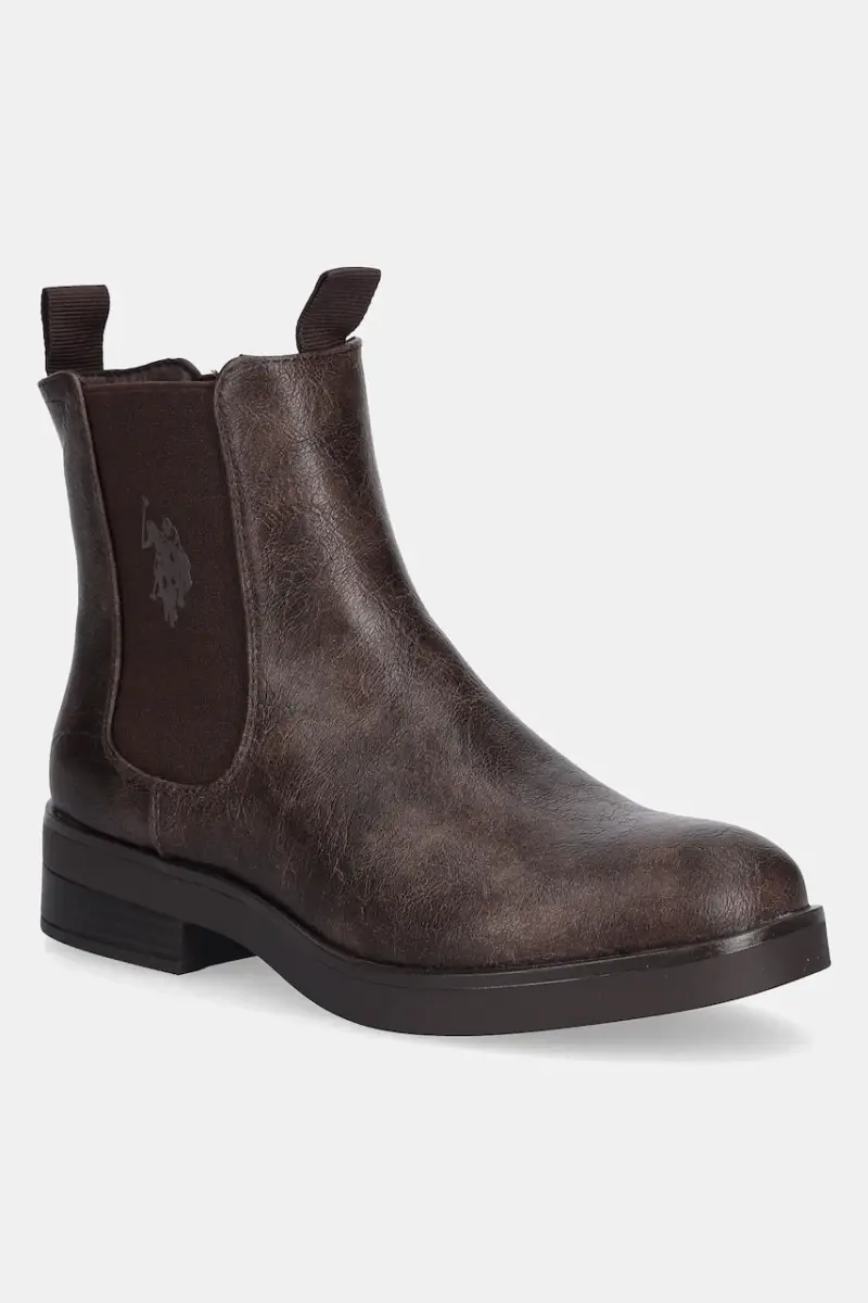 U.S Polo Assn. Stivaletti Chelsea Donna Marrone 3250652