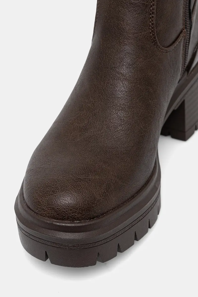 stivali in pelle HALEY011 donna colore marrone HALEY011W/EY1 miniatura 4