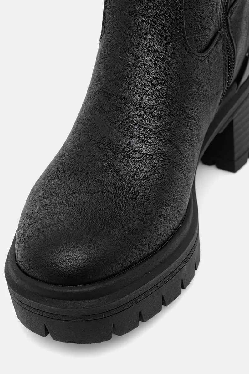 stivali in pelle HALEY011 donna colore nero HALEY011W/EY1 miniatura 4