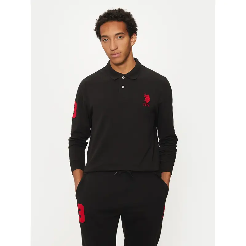 U Polo Assn Polo MUP1935 Nero Regular Fit