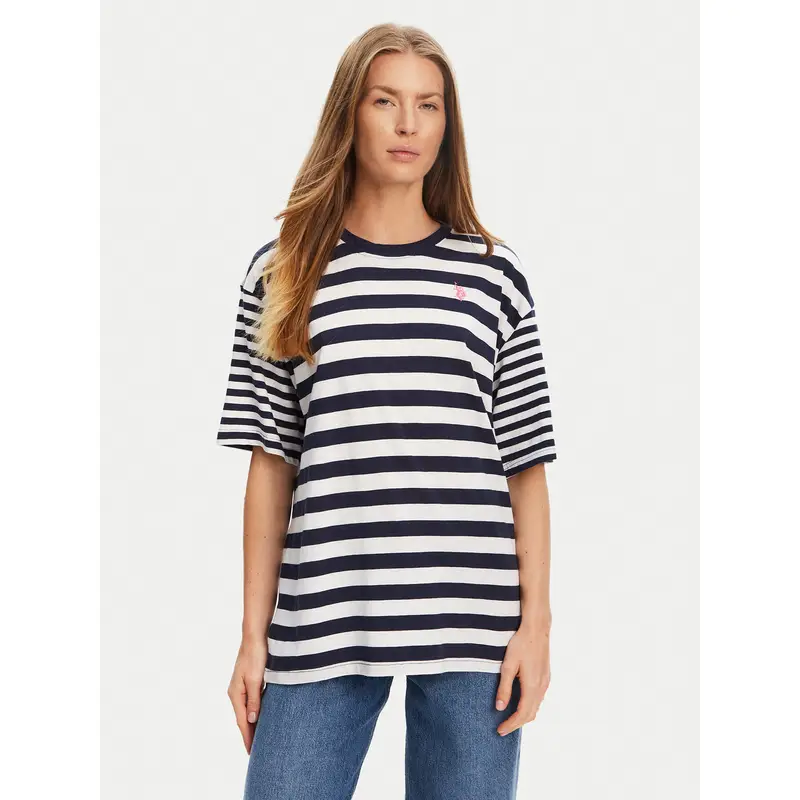 U Polo Assn T-shirt WUP0682 Blu scuro Loose Fit