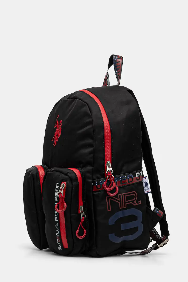 zaino Bozeman uomo colore nero con applicazione BIUB65679MIA miniatura 2