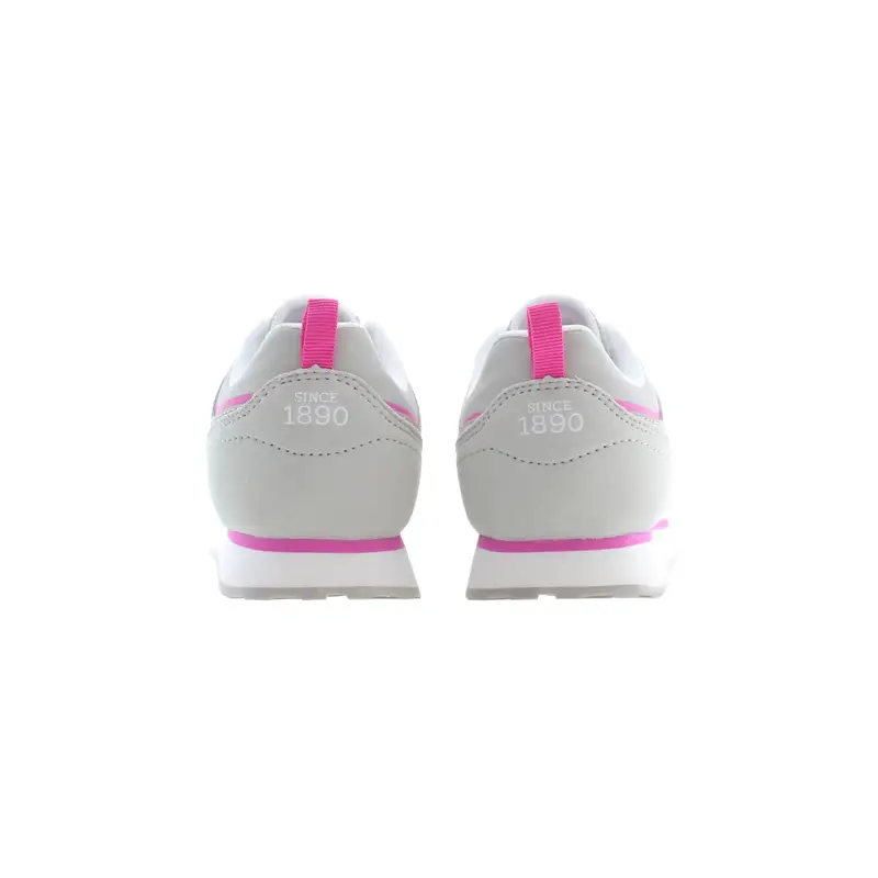 Scarpe Sneakers Bambina Grigie con Dettagli a Contrasto Grigio miniatura 3