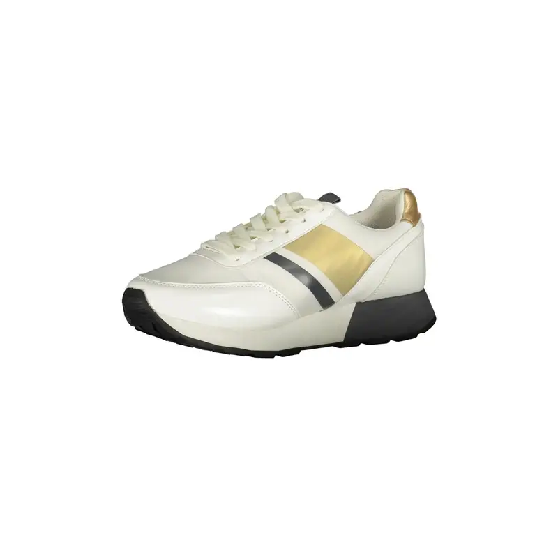 Sneakers Donna Bianche Dettagli a Contrasto Bianco miniatura 3