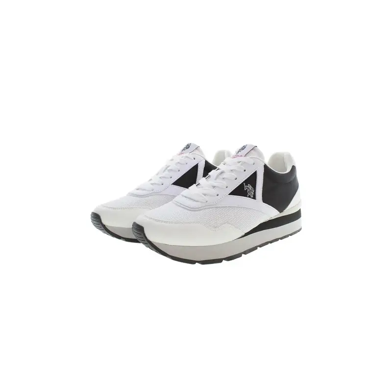 Sneakers Donna Bianche Dettagli a Contrasto Bianco miniatura 2