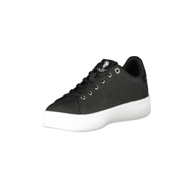 Sneakers Donna Nere Stampa Logo Nero miniatura 3