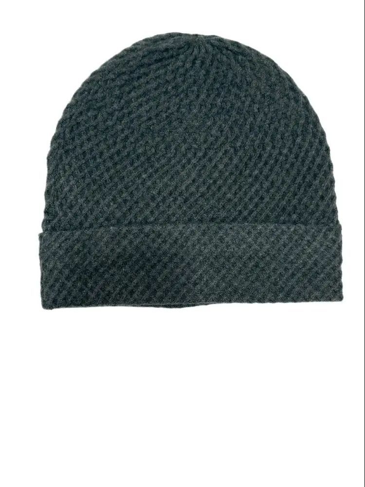 cappello grigio uomo logo sul davanti miniatura 2