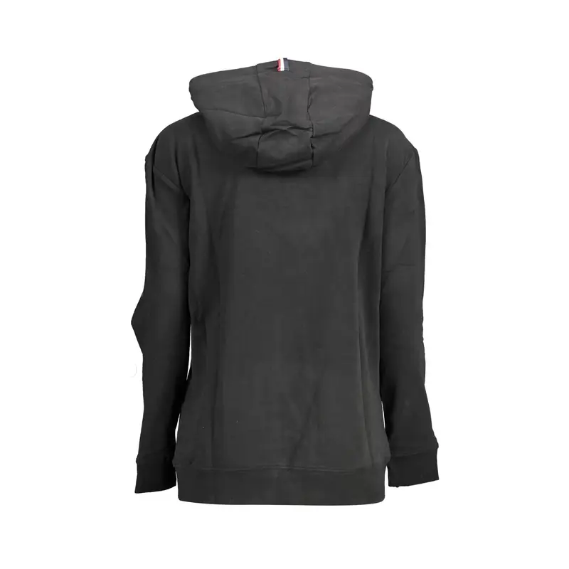 Felpa Donna Nera Ricamo Nero miniatura 2