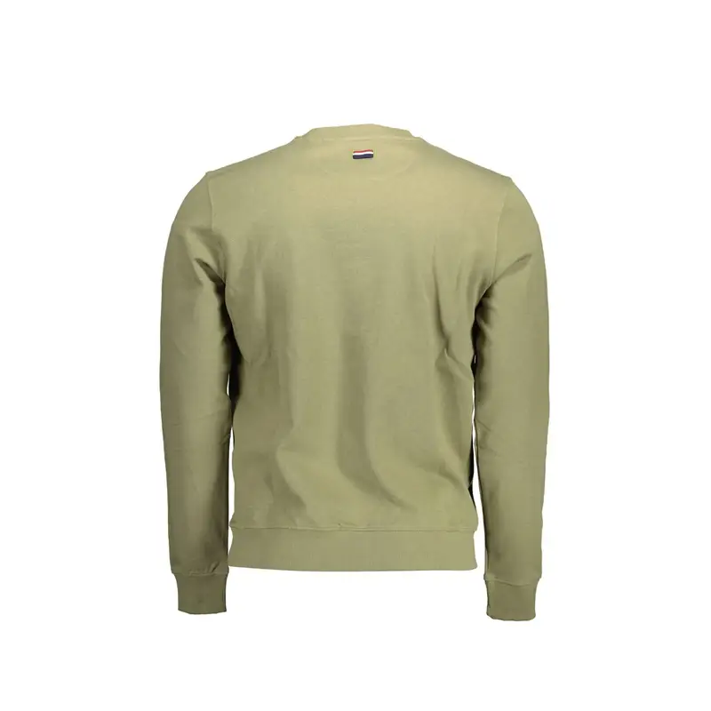 Felpa Maniche Lunghe Uomo Verde Ricamo miniatura 2