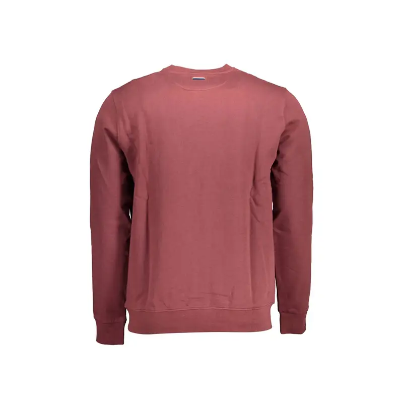 Felpa Maniche Lunghe Uomo Viola Ricamo Logo miniatura 2