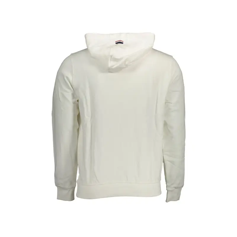 Felpa Uomo Bianca con Cappuccio Logo Bianco miniatura 2