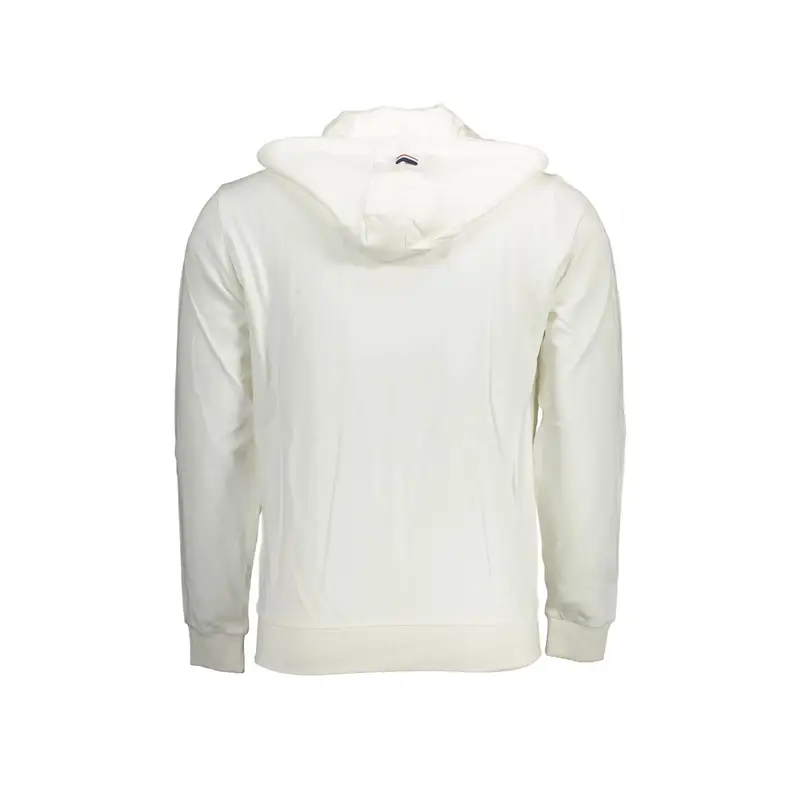 Felpa Uomo Bianca Zip Bianco miniatura 2