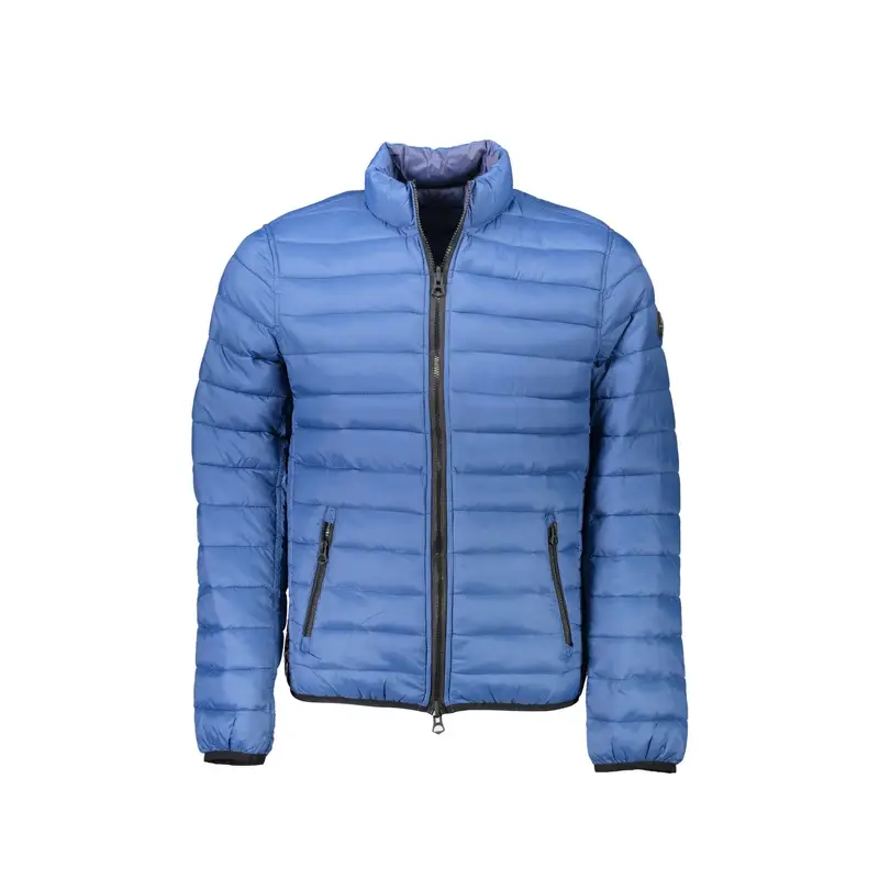 Giubbotto Maniche Lunghe Uomo Blu Zip