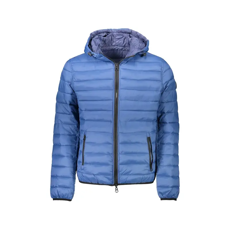 Giubbotto Maniche Lunghe Uomo Blu Zip