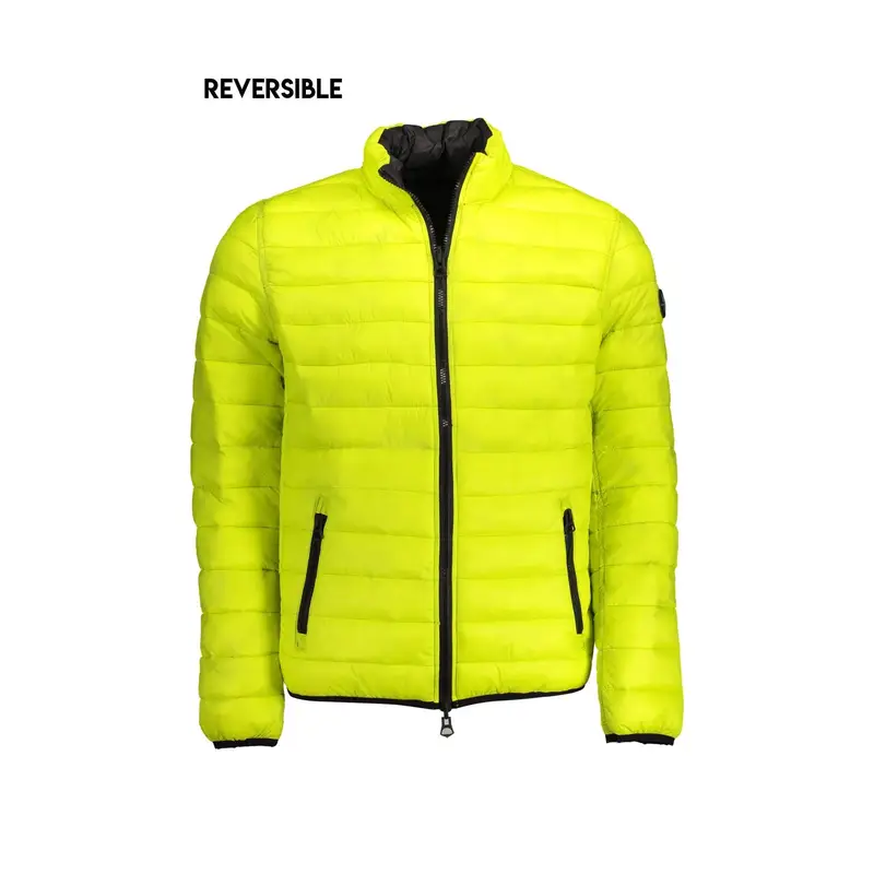 Giubbotto Maniche Lunghe Uomo Giallo Reversibile