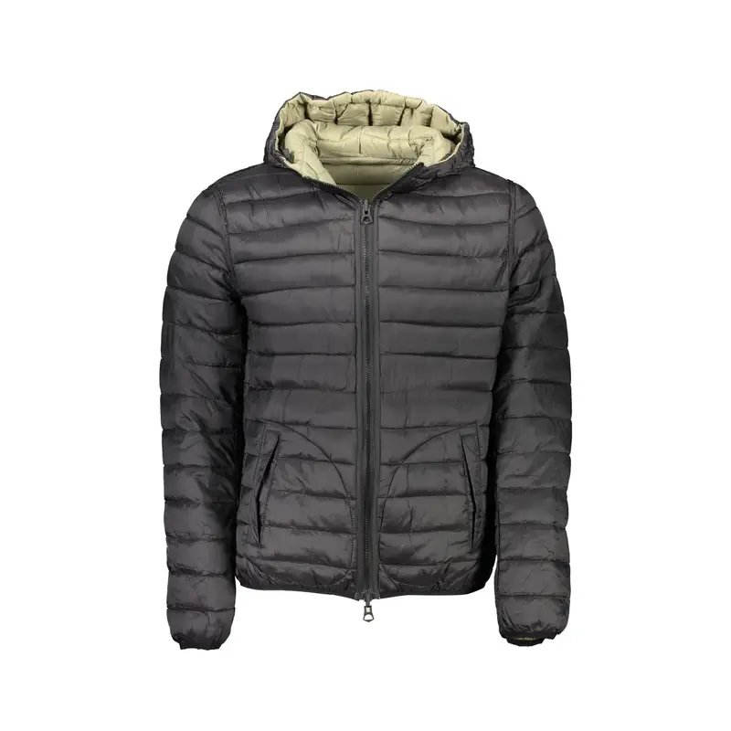 Giubbotto Maniche Lunghe Uomo Verde Zip miniatura 3