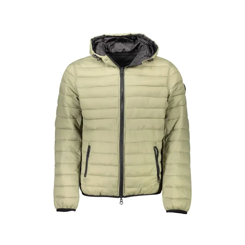 Giubbotto Maniche Lunghe Uomo Verde Zip