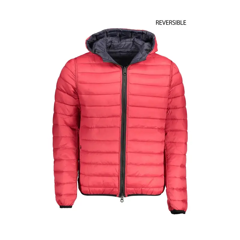 Giubbotto Uomo Blu-rosso Zip miniatura 3