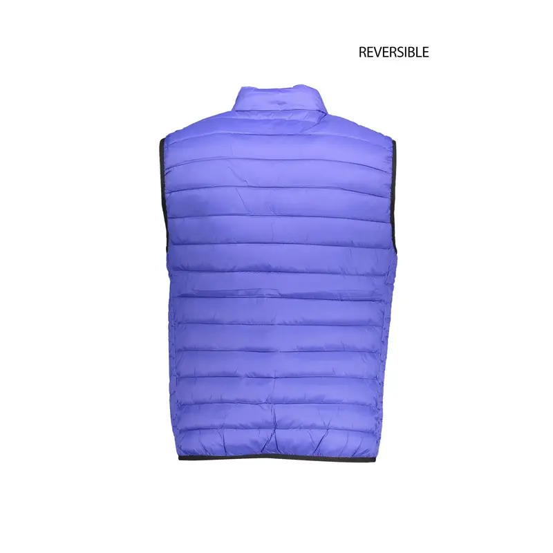 Giubbotto Uomo Blu Smanicato Zip miniatura 2