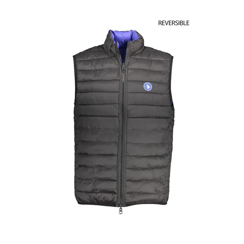 Giubbotto Uomo Blu Smanicato Zip miniatura 3