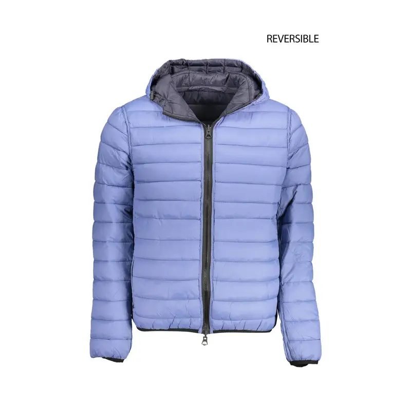 Giubbotto Uomo Blu Zip miniatura 3