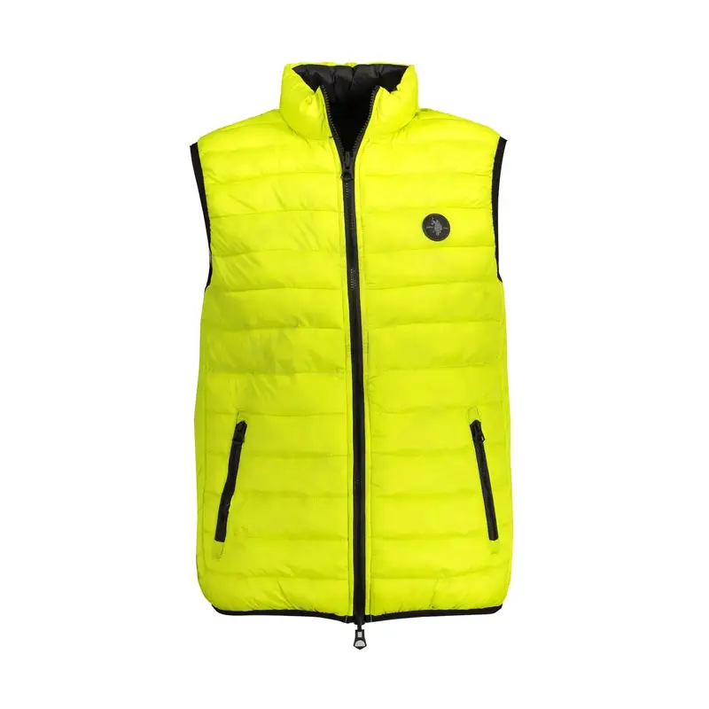 Giubbotto Uomo Giallo Smanicato