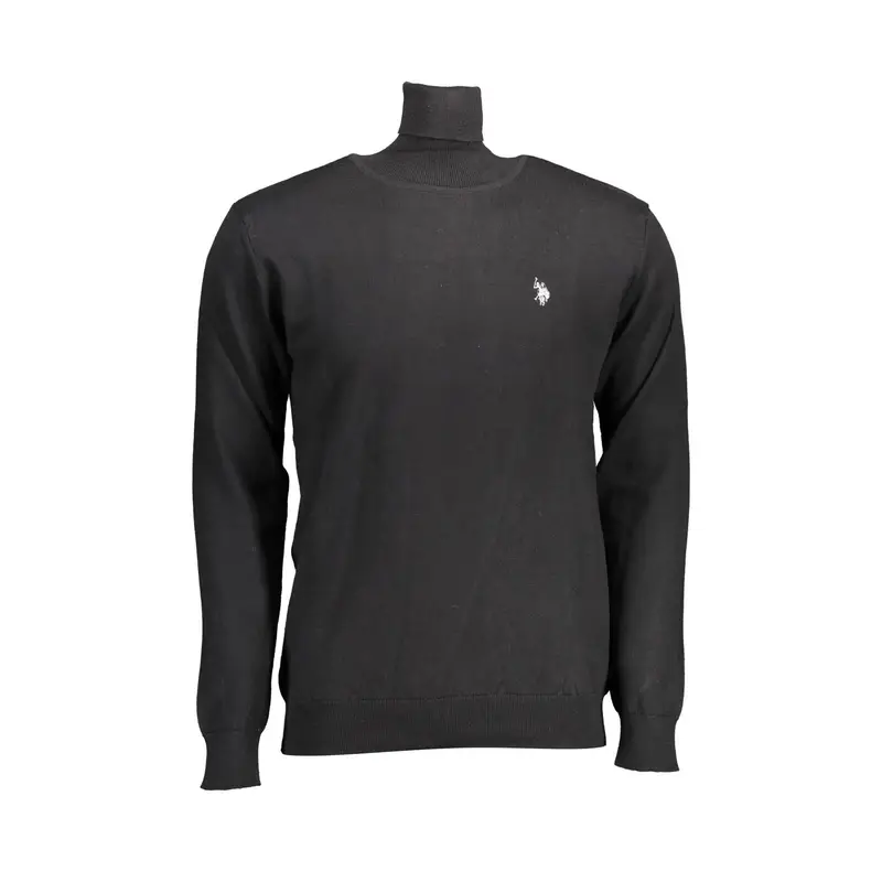 Maglia Uomo Nero Ricamo