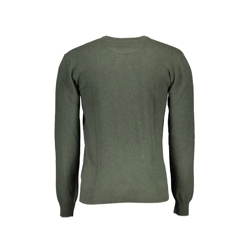 Maglione Uomo Verde Dettagli a Contrasto miniatura 2